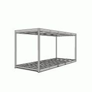 Bungalow de chantier Flexevo - modulaire, base vie, ossature métallique galvanisée - juxtaposable & superposable R+2_1