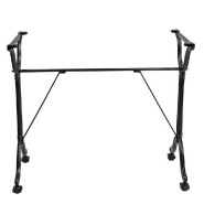 Piètement double Bistrot Ht73 en fonte noir pour table intérieure 110x70cm maxi_1