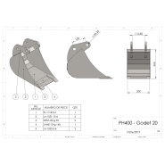Godet standard 20 cm - hho_1