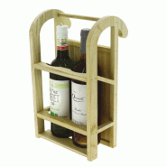 Porte bouteille Bois Luge -_1