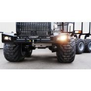 Logset 5F GT avec pneus larges et garde au sol élevée pour terrains difficiles