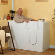 Baignoire à porte Athéna - Design ergonomique, porte latérale à seuil bas, option balnéothérapie_1