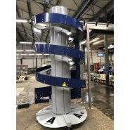 Convoyeur spirale en inox, pour l'élévation ou la descente de produits - cms_1