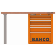 Établi usage intensif - Plateau MDF robuste 1800/1500 x 750 x 40 mm - 2 pieds, 7 tiroirs - 1495KH7WB15TD_1