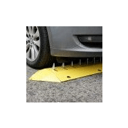 Ralentisseur de vitesse anti-recul mécanique en acier, résistant au passage de poids lourds jusqu'à 40t - herse1000 - cpn industries-viso_1