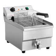 Friteuse 16 litres 380v avec vanne de vidange_1