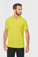 Polo unisexe écoresponsable en coton/polyester recyclé - WK208 - Normé EPI visibilité améliorée NF EN 17353_1