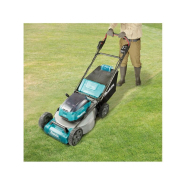 Tondeuse poussée à carter acier Makita - 4 ports de batteries - Mulching - Surface 2000 m²_1