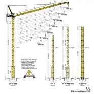 230 hc-l 8/16 litronic grue à tour - liebherr - hauteur max. Sous crochet 64,90 m - capacité de levage max. 16 000 kg_1