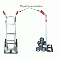 Diable en aluminium monte-escalier - 3 roues ST150-3W - Capacité 150 kg - Poids 17 kg_1