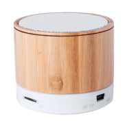 Enceinte Bluetooth en bambou - Fonction mains libres - Radio FM - Batterie rechargeable intégrée_1