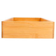 Boîte de présentation pour buffet en bambou naturel 15,5x31x5cm_1