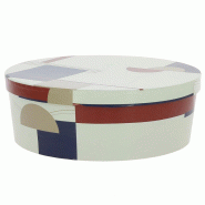 Boite carton ronde empilable Terracotta Ø26 -_1