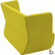 Canapé Softline Basket- 2 places - Feld Jaune, Standard_2