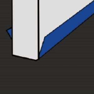 Film polyéthylène transparent pour pied de cloison - L. 100 m x l. 260 mm - Ref : 2181_1