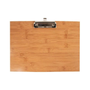 Porte menu bambou à clip métal 31,8x22,9x0,4cm_1