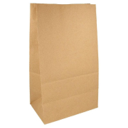 Sac SOS kraft brun 22+14x37cm - par 500_1