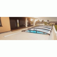Abri piscine bas Mirage / télescopique / en aluminium et polycarbonate_1