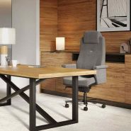 Fauteuil de bureau ergonomique LEADER-NEST - grand confort pour manager ou direction - support jusqu'à 165 kg_1