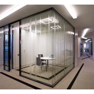 Cloison H9 Transparence avec vitrage bord à bord