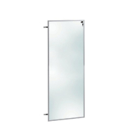Porte vitrée Flexia - cadre aluminium + serrure caisson - L63cm x P47 x H196cm_1