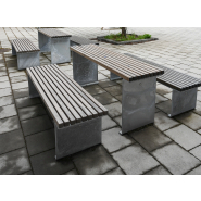 Table publique Birka réf 8003221 - Hags - Montage en 1h, dimensions 1760x490x720 mm_1