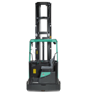 Chariot rétractable Mitsubishi Sensia RB14N2(H)S - 1400 kg - pour allées étroites et haut gerbage_1