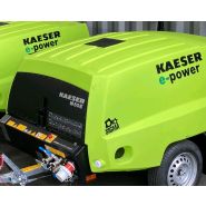 Compresseur mobile de chantier électrique KAESER M50E - 5000 L/min - 25kW - Régulation antigel_1