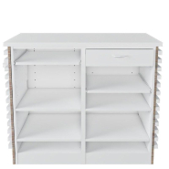 Comptoir Tasseau D finition bambou et blanc L120xP58xH100cm_1