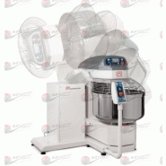 Pétrin à spirale Mecnosud SP60 - capacité de 60 à 250 kg, acier inoxydable, double moteur et vitesses réglables_1