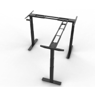 Piètement motorisé pour bureau assis debout avec hauteur réglable 65 à 130 cm - 3 moteurs - charge 150 kg - CORNERDESK_1