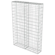 Vidaxl mur à gabion avec couvercles acier galvanisé 100 x 20 x 150 cm 143579_1
