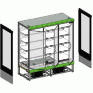 Vitrine réfrigérée pour supermarché à froid positif 1350mm Profondeur 920mm EXTRA1250CD TEFCOLD_1