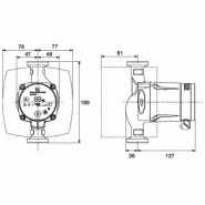 Circulateur a vitesse variable alpha2 l 25-40 180_1