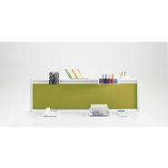 Écrans modulaires - Mélaminé ou Tissu avec rehausse Dual Satin amovible et compatibilité accessoires_1