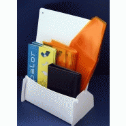 PLV de comptoir - Présentoir en plastique - Format A5 - Simple compartiment_1