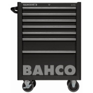 Servante classique C75 - 7 tiroirs, noir, 986x501x763 mm - Modèle 1475K7BLACK_1
