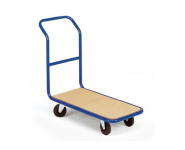 Chariot à dossier fixe - Charge 250 à 350 kg - Construction robuste en tube d'acier - 4 roulettes à bandage caoutchouc_1