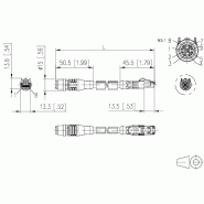 METZ CONNECT Câble Ethernet industriel M12-RJ45, codage X, 5 m_1