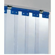 Porte à lanières en PVC souple - Isolation thermique et sonore - Protection contre bruit et poussière_1