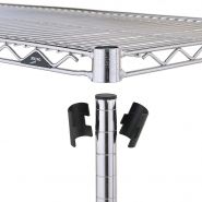 Rayonnage en fil d'acier chromé_1