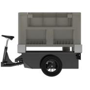 Triporteur électrique Cobrane A1 XL - Caisson ouvert ou Palox - Capacité 0,5 m³_1