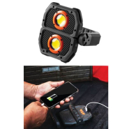 Lampe de travail orientable - Projecteur rechargeable 3000 lm - Power Bank 4500 mAh - Étanche IPX4 - 1008BG_1