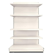 Montant S50 80x30mm hauteur 2210mm - Crème - Acier - Perforé 2 faces - Charge lourde_1