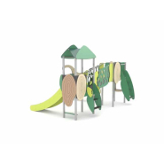 Structure multi-activités métallique Organik - LD1OR2141 - Ludoparc - pour aire de jeux - capacité 20 enfants_1