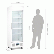 Vitrine réfrigérée positive blanche Série G 336L | Polar - DM076_1