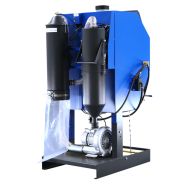 Machine à sabler avec système de récupération des poussières