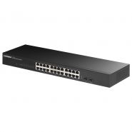 Switch Gigabit 24 ports - Emidax GS-1026 V2 - 2 logements SFP - Montage en rack_1
