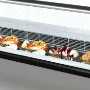Congélateur vitré de glace ISABELLA 10LX (155 / 132 kg) Gris TEFCOLD_1