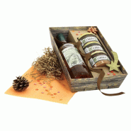 Corbeille rectangle carton Lame 27x20 - MARRON_1